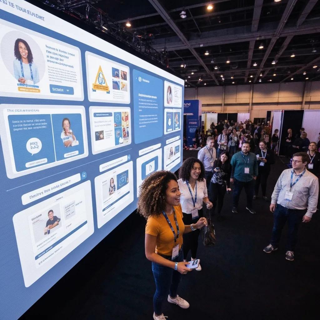 Group of people engaging with interactive content on devices, showcasing the effectiveness of interactive formats in marketing