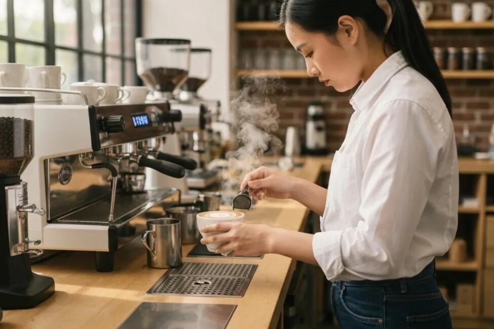 d1589467-8924-4f50-96a9-a308fdf518e6.webp Local business owner working on SEO strategies in a coffee shop