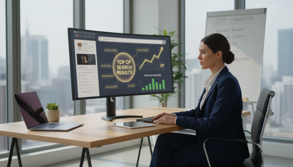 Search Engine Optimization for small business digital marketing showing improved rankings Search Engine Optimization for small business digital marketing showing improved rankings